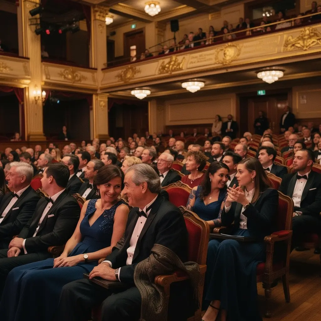 Historická budova muzea s návštěvníky procházejícími kolem.